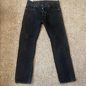 Levi's Black 501 Jeans